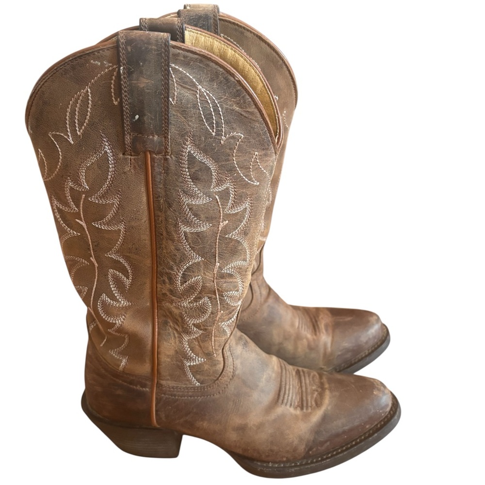 Shyanne Tan Leather Western Boots